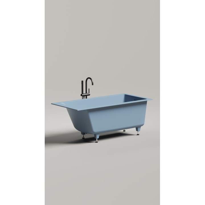 Salini CASCATA Ванна встраиваемая 150x70 см покраска RAL classic глянцевый, 105012GF