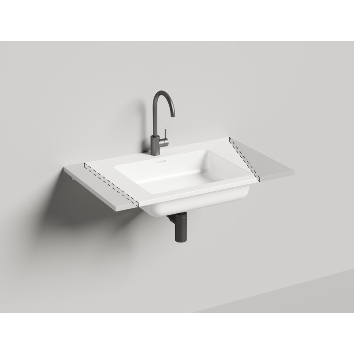 Раковина Salini ONDA 80x50 см, 1402201MF