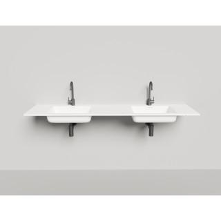 Salini ONDA Раковина столешница 180x50 см белый матовый доступна покраска по RAL