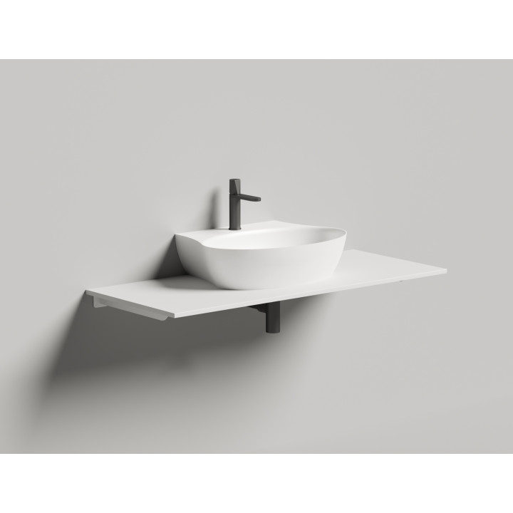 Раковина Salini ALDA 58x45 см белый матовый, 140321M