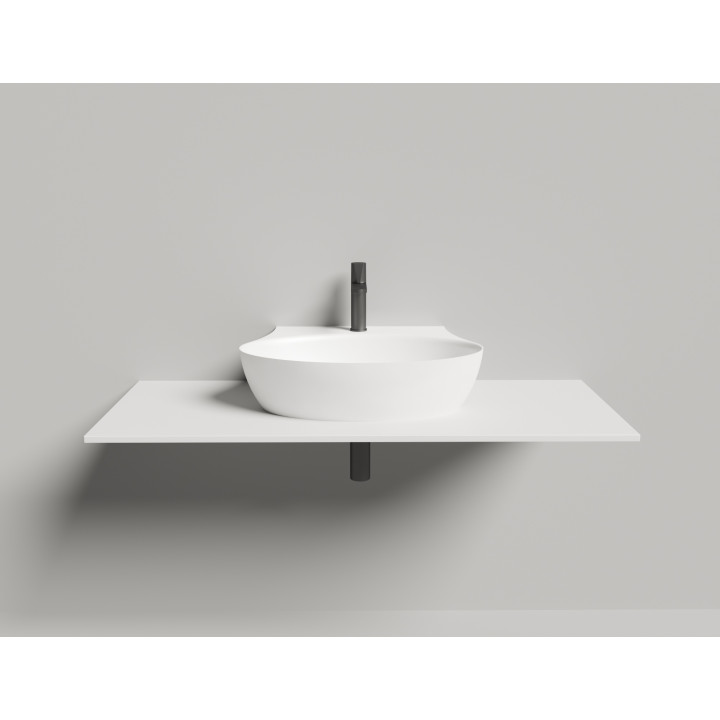 Раковина Salini ALDA 58x45 см белый матовый, 140321M