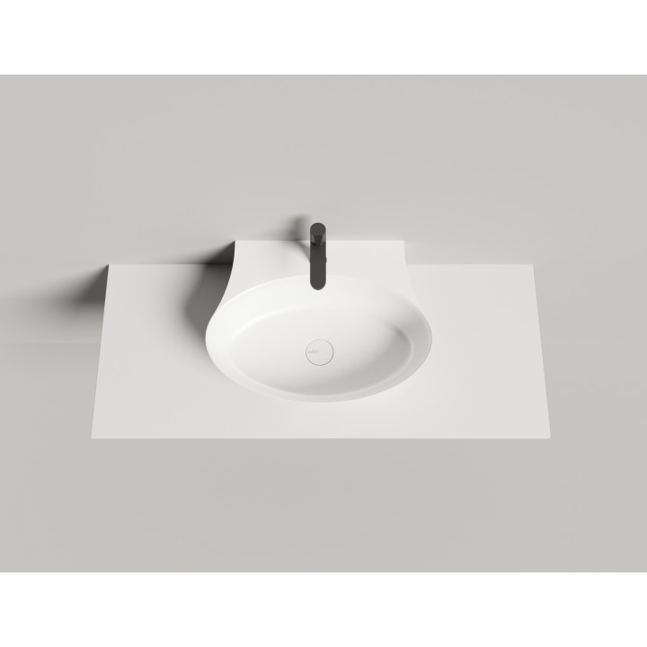 Раковина Salini ALDA 58x45 см белый матовый, 140321M