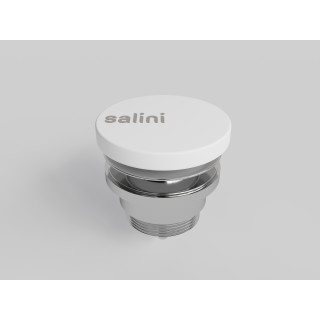 Salini Донный клапан на раковину белый глянцевый