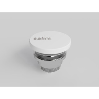 Salini Донный клапан на раковину белый матовый