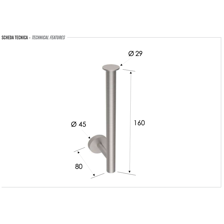 Держатель туалетной бумаги Remer SSXI62