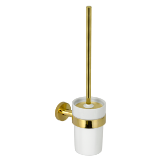 Remer Rubinetterie Guest Ёршик для унитаза подвесной золото глянцевое