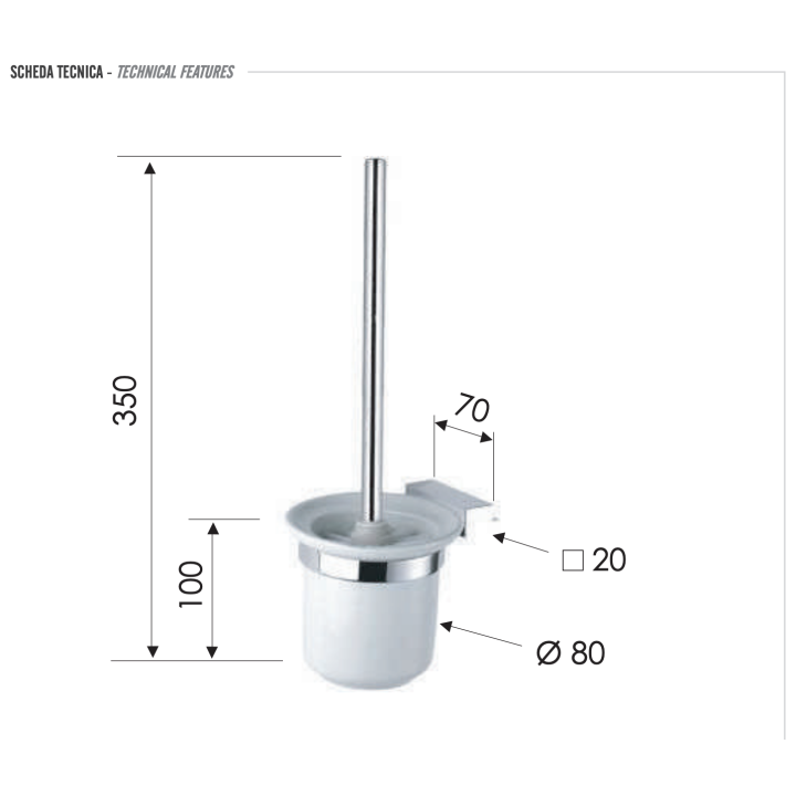 Ёршик Remer Rubinetterie SQ SQ66CR