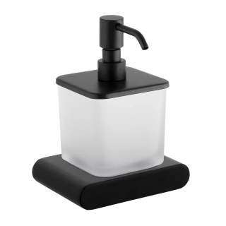Remer Rubinetterie Lounge Дозатор для мыла подвесной черный матовый