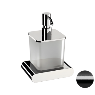 Remer Rubinetterie Lounge Дозатор для мыла подвесной черный брашированный хром