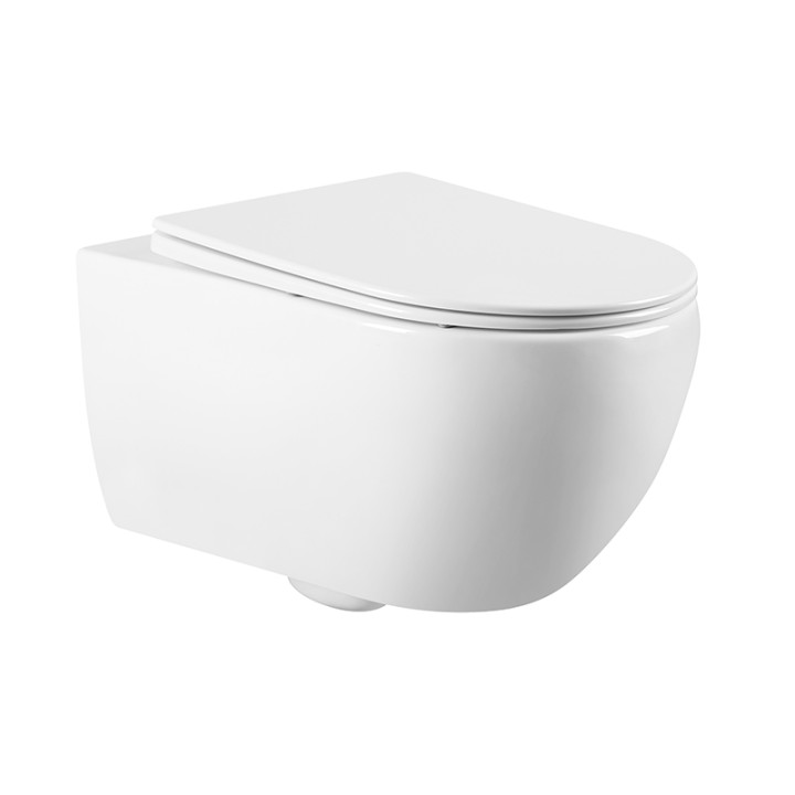 Унитаз Charus Skandenborg белый глянец 36.5x55.5 см, EWC700-125W