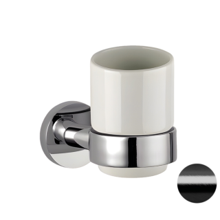 Remer Rubinetterie Guest Стакан для ванны подвесной черный брашированный хром