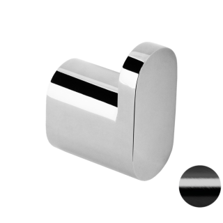 Remer Rubinetterie Lounge Крючок для ванны черный брашированный хром