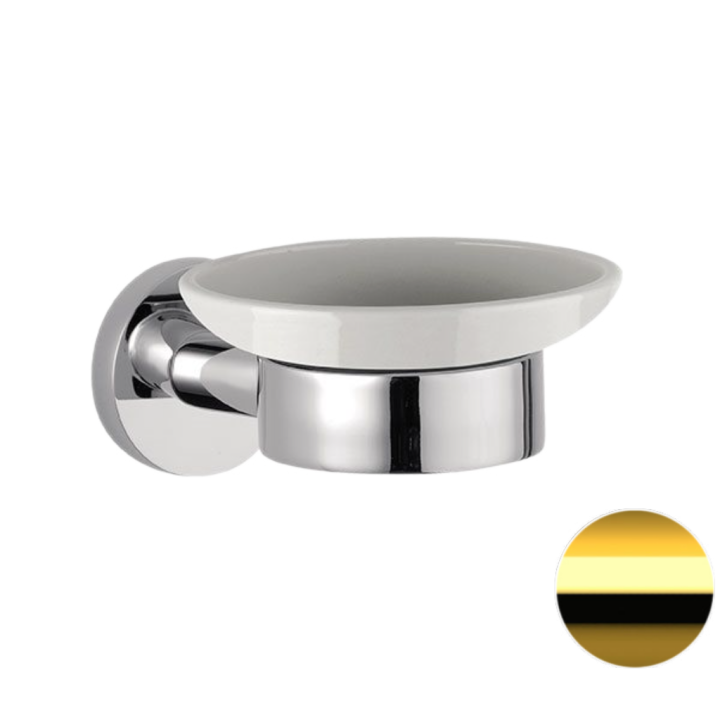 Мыльница Remer Rubinetterie Guest золото, GS10DO