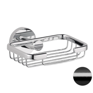 Remer Rubinetterie Guest Мыльница для ванны подвесная черный брашированный хром