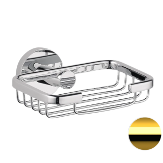 Remer Rubinetterie Guest Мыльница для ванны подвесная золото глянцевое