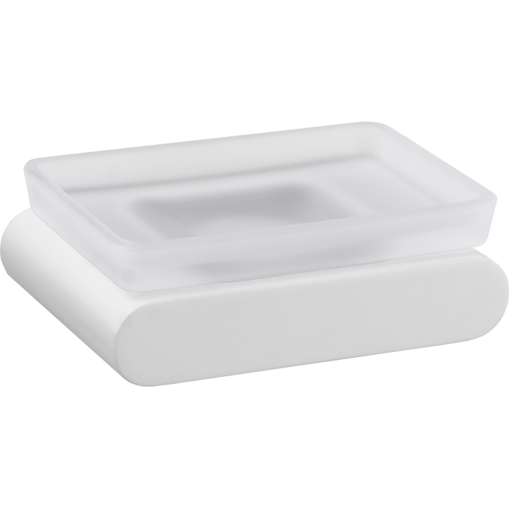 Мыльница Remer Rubinetterie Lounge белая LN10BO