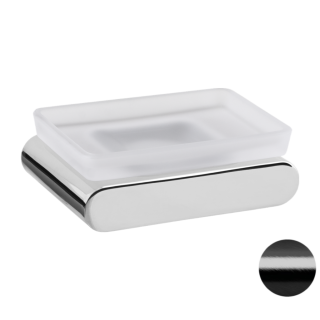 Remer Rubinetterie Lounge Мыльница для ванны подвесная черный брашированный хром