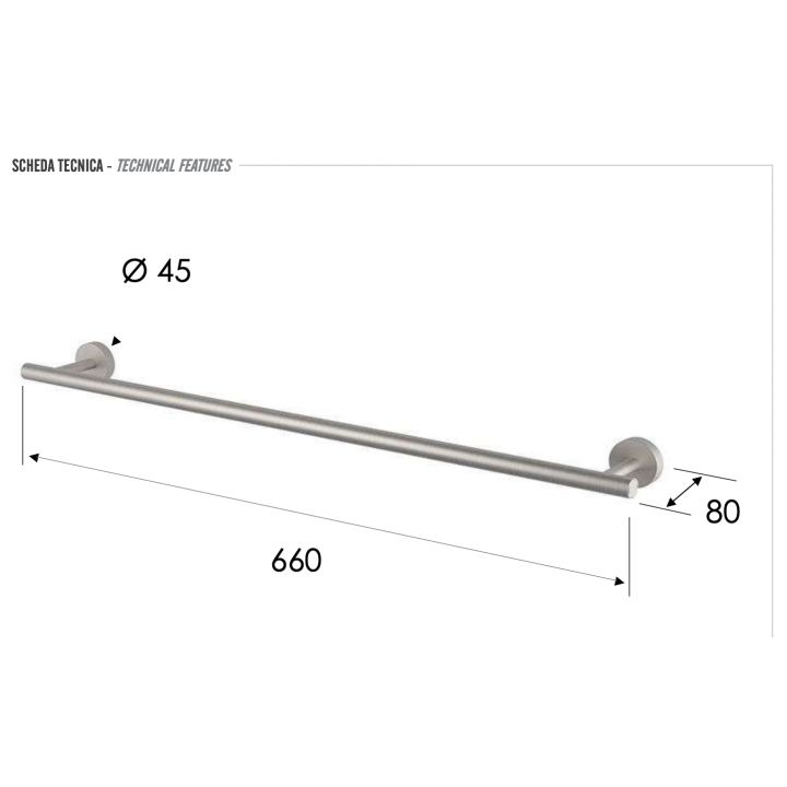 Полотенцедержатель Remer Rubinetterie SSXI30