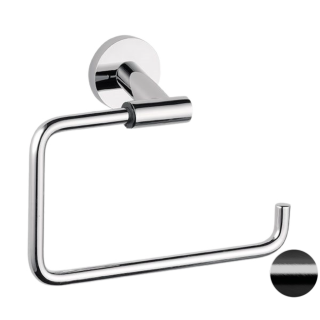 Remer Rubinetterie Guest Полотенцедержатель для ванны подвесной черный брашированный хром