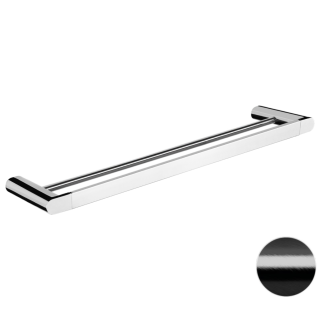 Remer Rubinetterie Lounge Полотенцедержатель для ванны подвесной 60 см черный брашированный хром