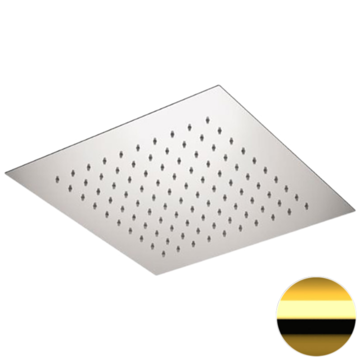 Верхний душ потолочный золото 34 см, 357EFS34DO