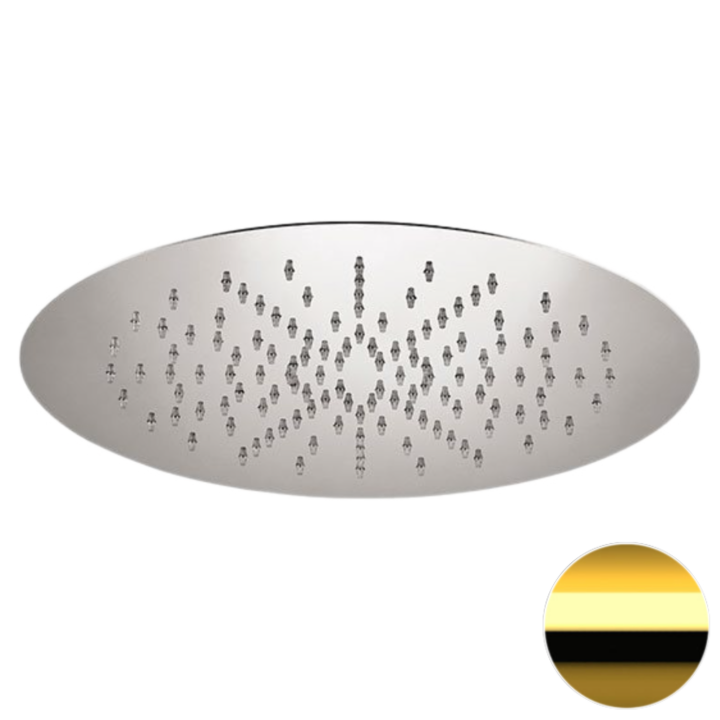 Верхний душ Remer Rubinetterie 44 см золото, 357EFM44DO