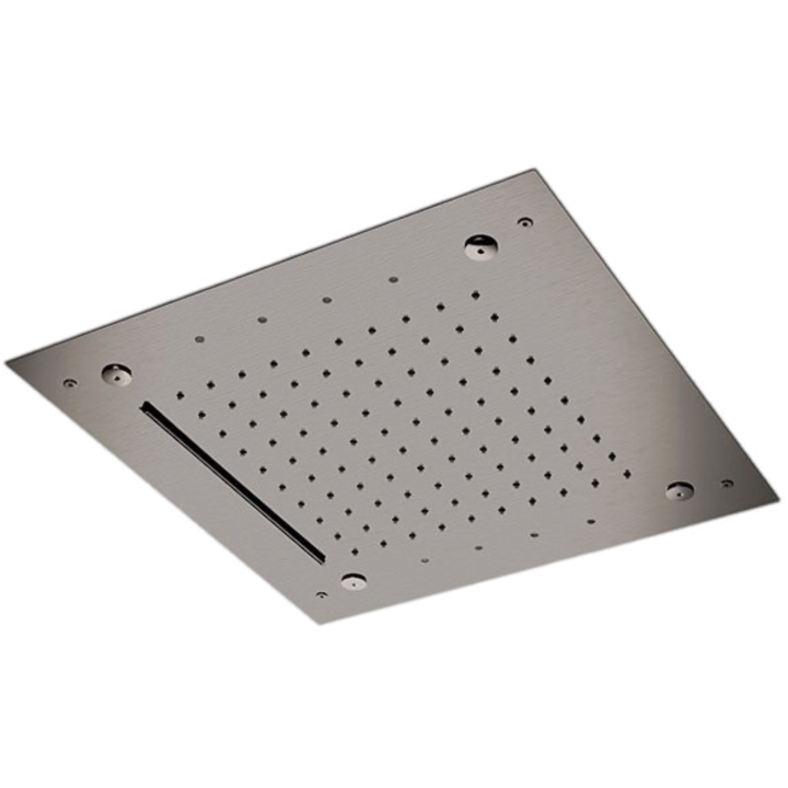 Верхний душ Remer Rubinetterie 43 см INOX, SS357RS43NCW