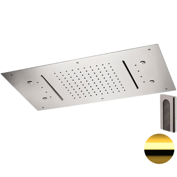 Верхний душ Remer Rubinetterie 70x40 см, 357RR7040N2CWDO