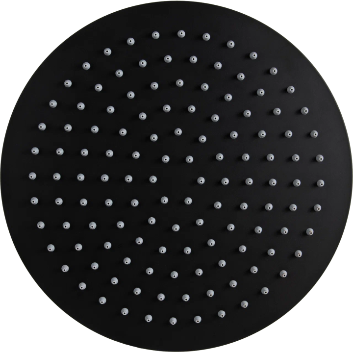 Верхний душ Remer Rubinetterie черный матовый, 357UFM30NOX