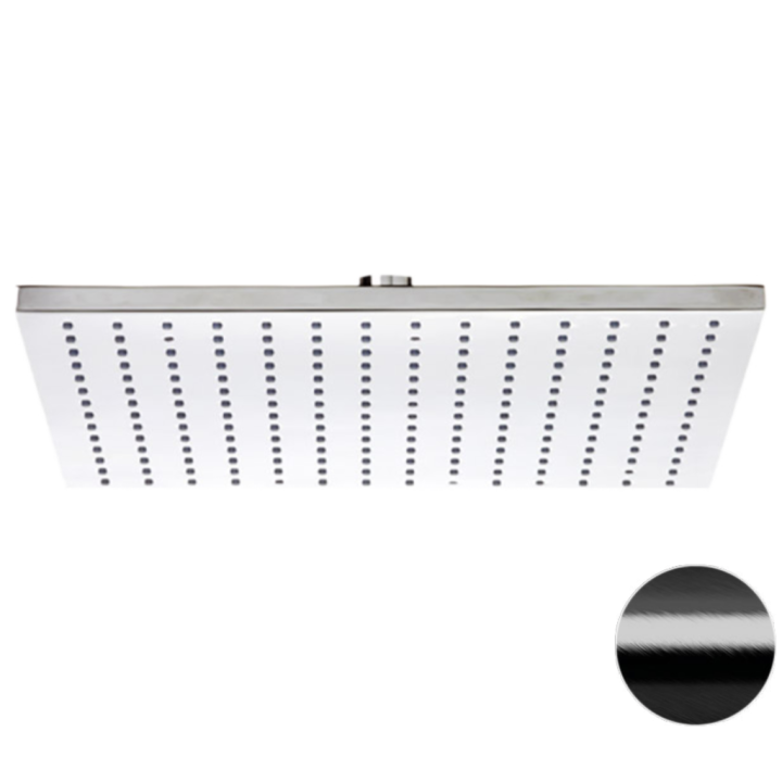 Верхний душ Remer Rubinetterie черный 30 см, 359SSLCFPX