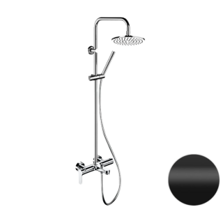 Remer Rubinetterie Class Line Душевая система с изливом черный матовый