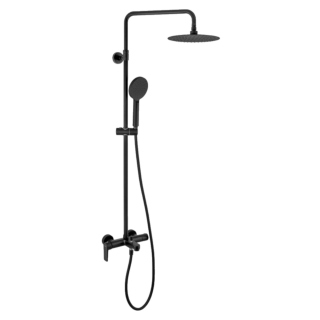 Remer Rubinetterie Dream Душевая система с изливом черный матовый