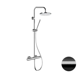 Remer Rubinetterie Elegance Душевая система термостатическая черный брашированный хром