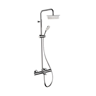 Remer Rubinetterie Elegance Душевая система термостатическая с изливом хром