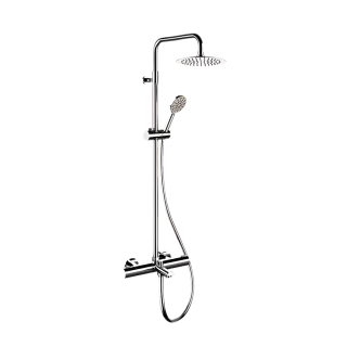 Remer Rubinetterie Elegance Душевая система термостатическая с изливом хром