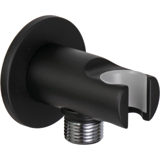 Держатель для душа черный матовый, 337MNO