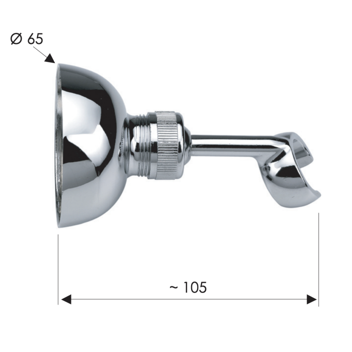 Держатель ручного душа золото 338DO