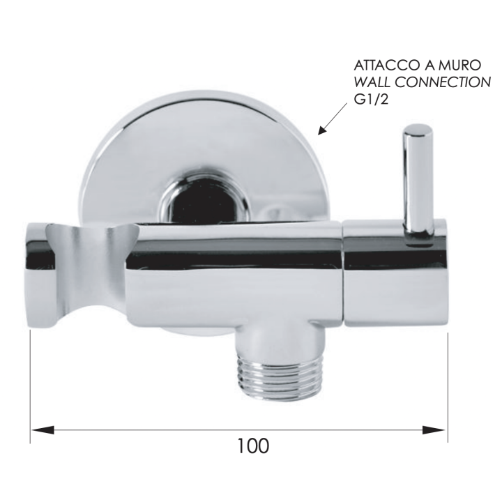 Держатель Remer Rubinetterie с вентилем 336L