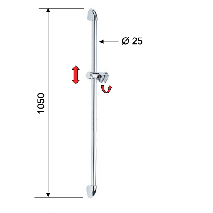 Душевой набор Remer Rubinetterie 319F