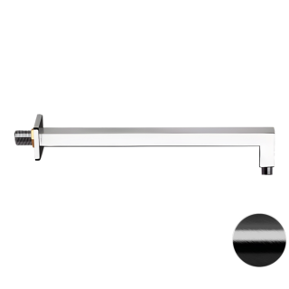 Remer Rubinetterie Кронштейн для верхнего душа 30 см черный брашированный хром