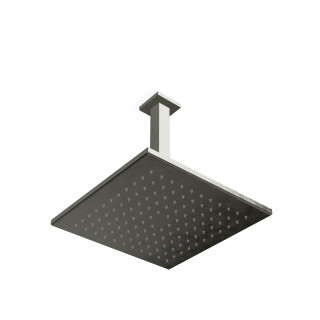 Treemme Q30 Верхний душ потолочный 25.5 см Brushed Black Chrome (хром)