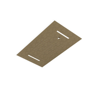 Treemme Showers INOX Верхний душ потолочный 70x40 см 3 режима с подсветкой Yellow Gold-PVD