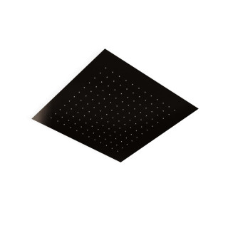 Treemme Shower and Thermostatic Верхний душ потолочный 50x50 см Polished Black Chrome