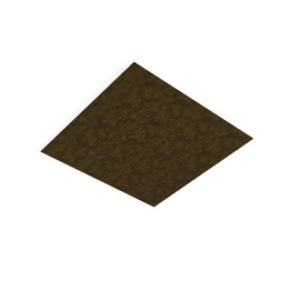 Treemme Shower and Thermostatic Верхний душ потолочный 43x43 см 2 режима Brushed Burnished