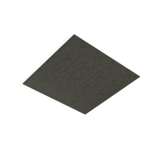 Treemme Shower and Thermostatic Верхний душ потолочный 43x43 см 2 режима Brushed Black Chrome