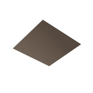 Treemme Shower and Thermostatic Верхний душ потолочный 43x43 см 2 режима Polished Black Chrome