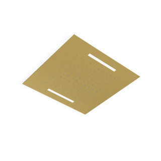 Treemme Shower and Thermostatic Верхний душ потолочный 43x43 см 1 режим с подсветкой Brushed Brass