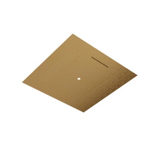 Treemme Shower and Thermostatic Верхний душ потолочный 95x95 см 4 режима с подсветкой Brushed Gold
