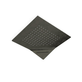 Treemme Shower and Thermostatic Верхний душ потолочный 28x28 см Brushed Black Chrome