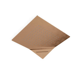 Treemme Shower and Thermostatic Верхний душ потолочный 28x28 см Brushed Rose Gold